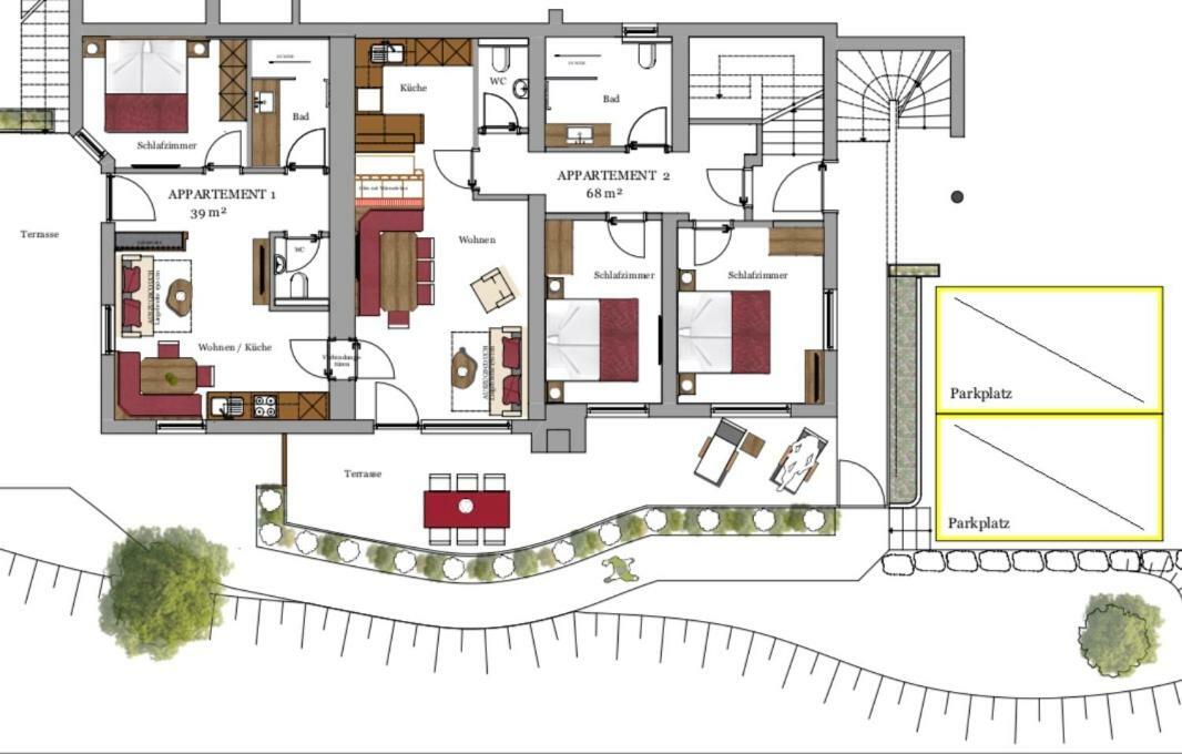 סול Appartements Rosengarten מראה חיצוני תמונה